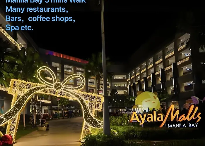 Luxurious 1br Highrise Cityscape Near Airport Okada Solaire Casino Moa Apartment Manila